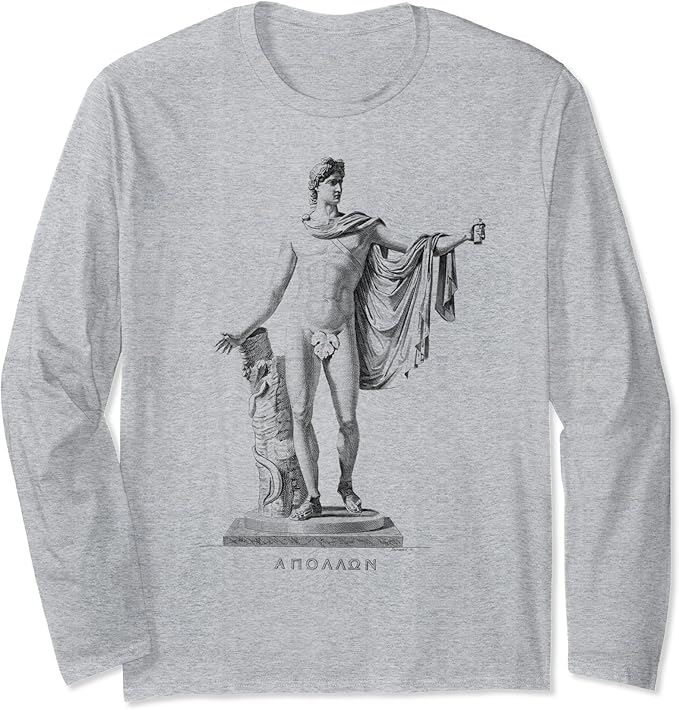 Apollo greek god olympian deity greece mythology langarmshirt  amazon Apollo greek god olympian deity greece mythology langarmshirt  amazon